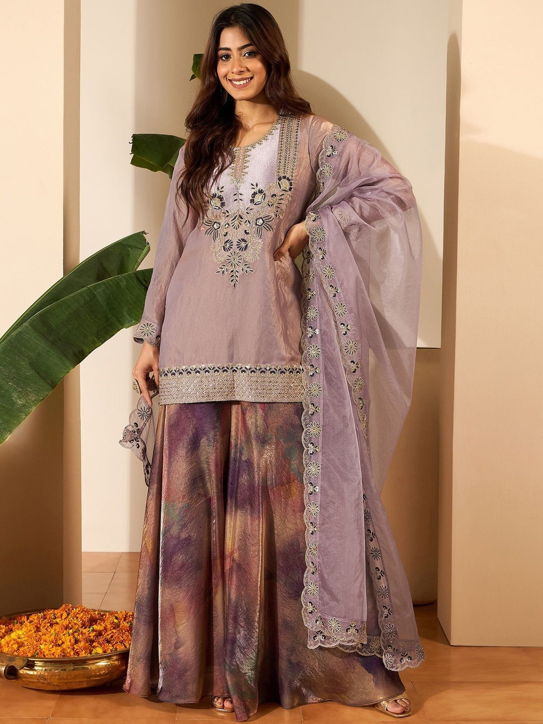 Zivara Embroidered Festive Set ✨