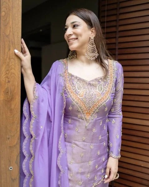 Vichitra Embroidered Sharara Set ✨