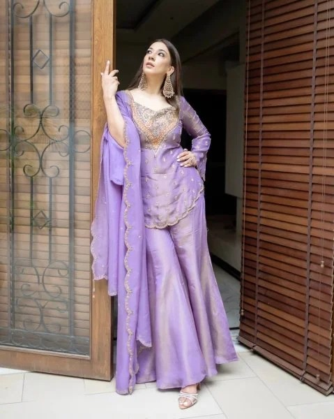 Vichitra Embroidered Sharara Set ✨