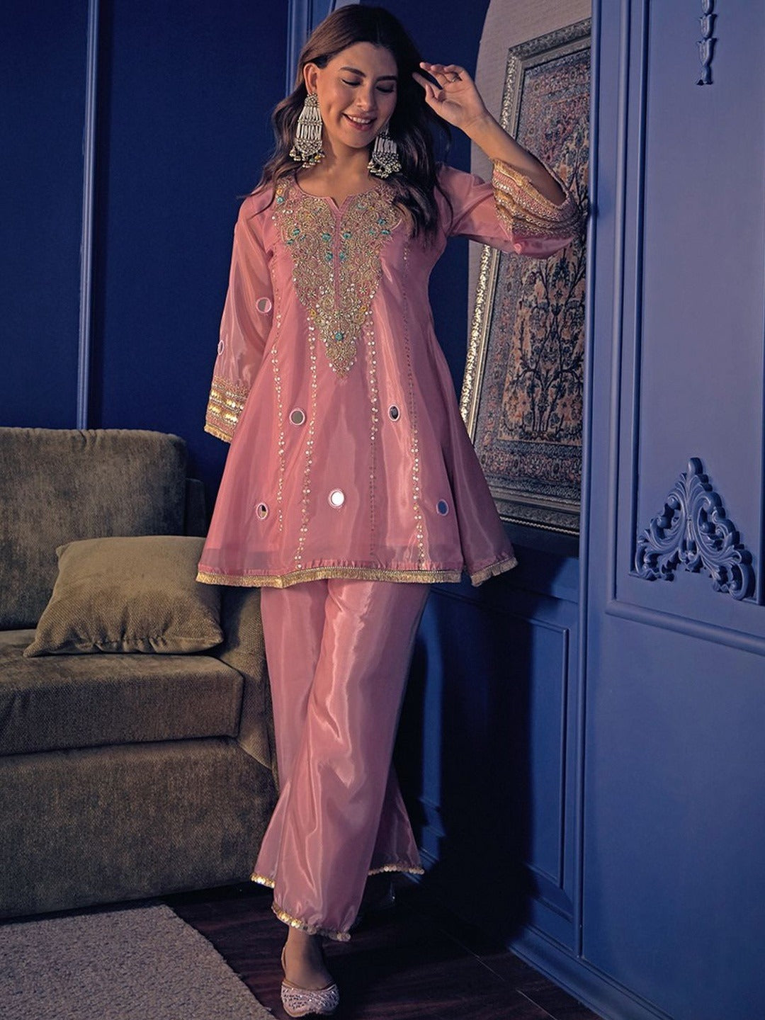 Elina Embroidered Set